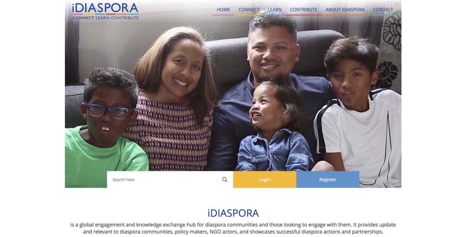 IDiaspora website